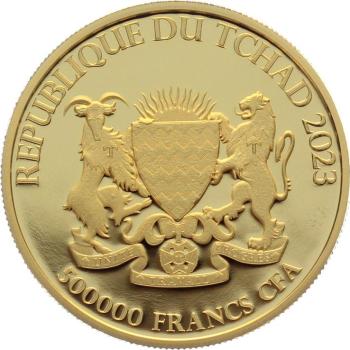 Tschad 500000 Francs 2023 Bull and Bear - 1 Unze Feingold